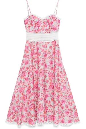 NISSA Midi-kjole med blomstertryk