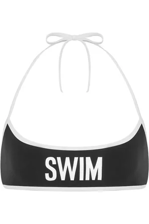 Moschino Bikinitop med teksttryk