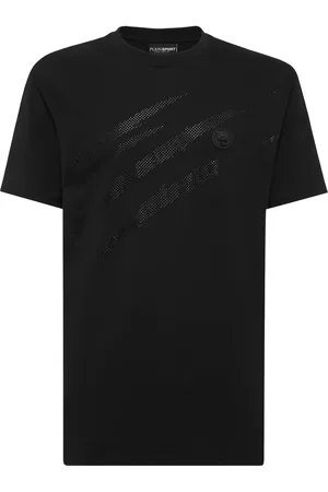 Philipp Plein T-shirt med ridsetryk