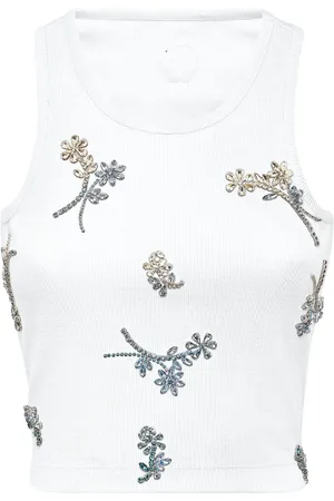 Philipp Plein Flowers tanktop