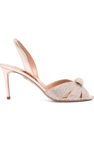 Aquazzura 80 mm pumps med krystaludsmykning