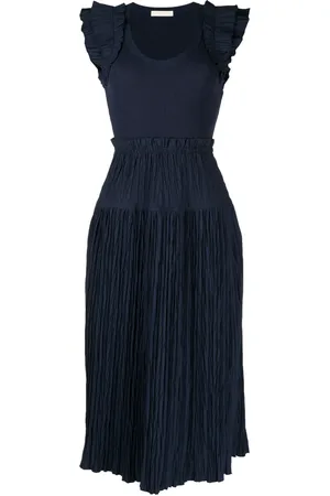 ULLA JOHNSON Ribstrikket Virginia midi/kjole