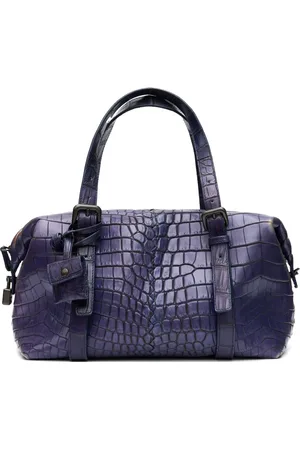 Bottega Veneta Tote i krokodillepræget læder