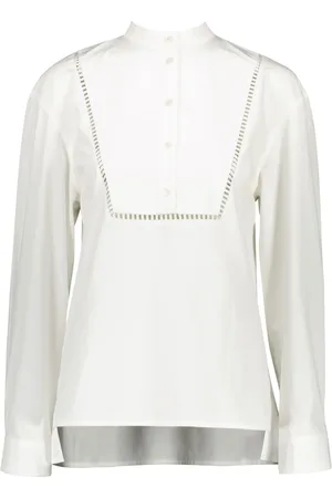 YVES SALOMON Bluse i poplin