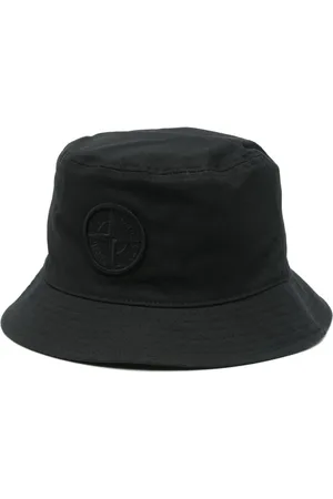 Stone Island Bøllehat med Compass-broderi