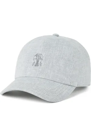 Brunello Cucinelli Kasket med broderet logo