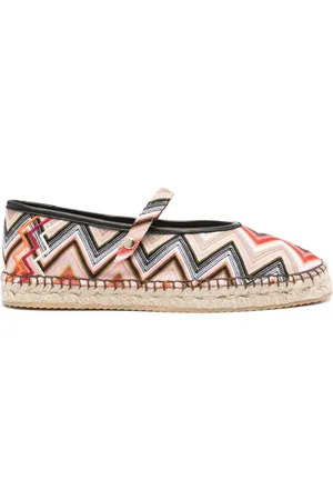 Missoni Espadriller med zigzagmønster