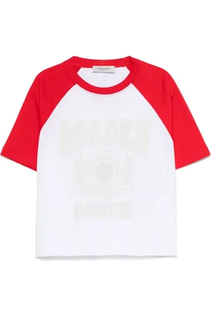 Golden Goose T-shirt med hævet logo
