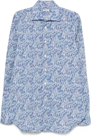 Kiton Skjorte med paisley-tryk