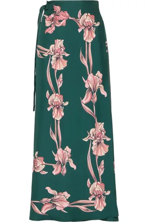 La DoubleJ Blomstret sarong-nederdel