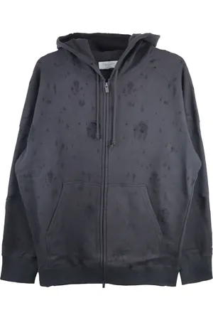 YOHJI YAMAMOTO Hættetrøje med lynlås