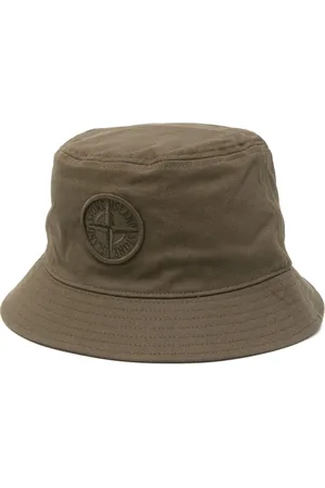 Stone Island Bøllehat med Compass-broderi