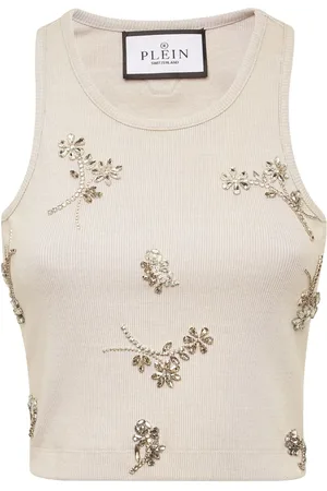 Philipp Plein Flowers tanktop