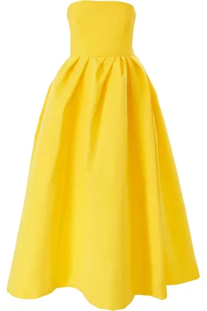 Carolina Herrera Mellemlang stropløs kjole