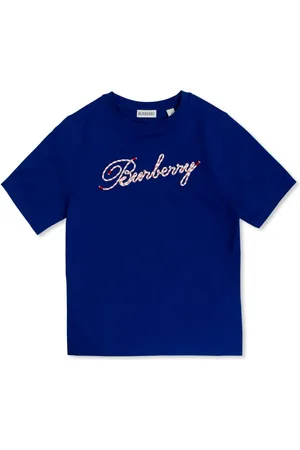 Burberry T-shirt med logoapplikation