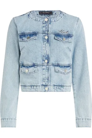Karl Lagerfeld Denimjakke uden krave