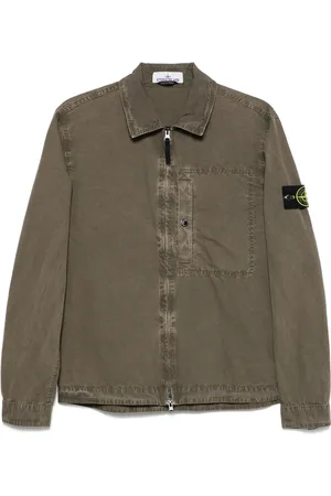Stone Island Overskjorte med kompasmærke