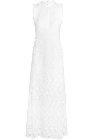 Giambattista Valli Lang kjole i macramé