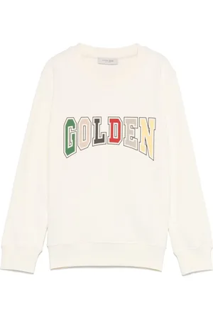 Golden Goose Sweatshirt med rund hals og logotryk