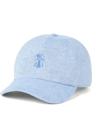 Brunello Cucinelli Kasket med broderet logo