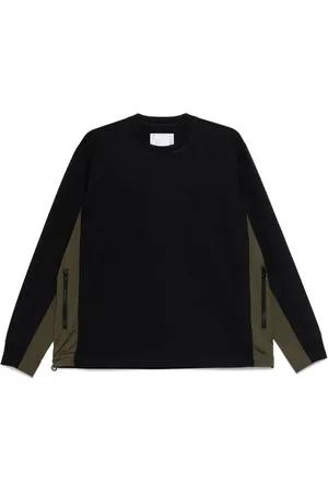 SACAI Sweatshirt i jersey-tekstur