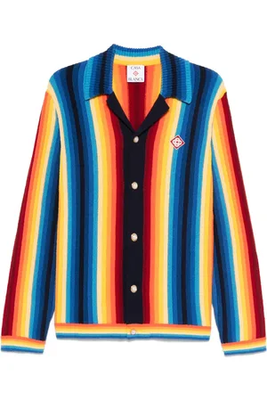 Casablanca Cardigan i frotté med gradueret effekt