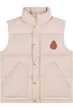 Sporty & Rich Polstret vest med logo-applikation