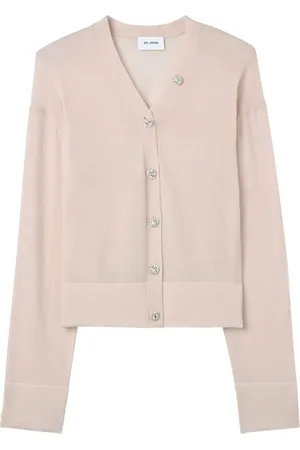 ST. JOHN Uldcardigan med V-hals