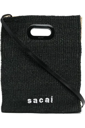 SACAI Tote med broderet logo