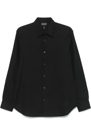 Emporio Armani Skjorte med jacquard-logo