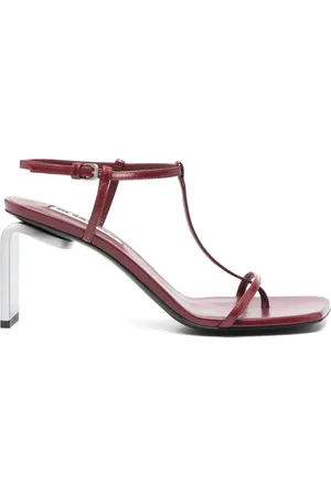 Jil Sander 80 mm sandaler med metalhæl