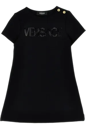 VERSACE Kjole med paillet-logo