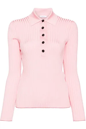 Salvatore Ferragamo Ribstrikket polo