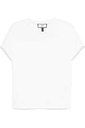 NISSA T-shirt med imiterede perler
