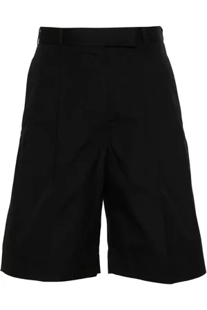 Thom Browne Højtaljede shorts med dobbelt plissering