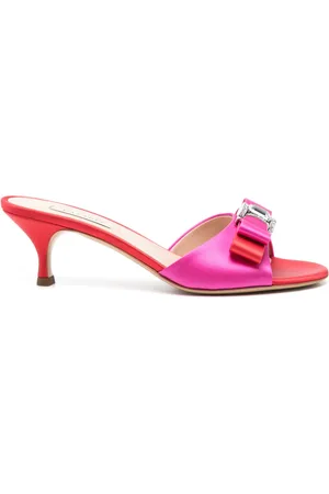 Casadei 50 mm mules i satin
