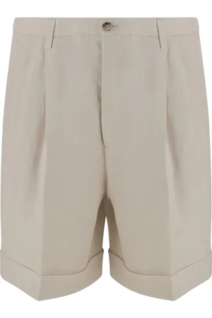 VALENTINO GARAVANI Shorts i hør