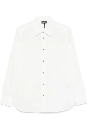 Emporio Armani Skjorte med jacquard-logo