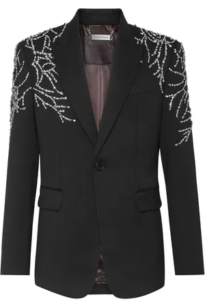 Philipp Plein Blazer med krystaludsmykning