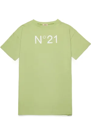 Nº21 T-shirt-kjole med logotryk