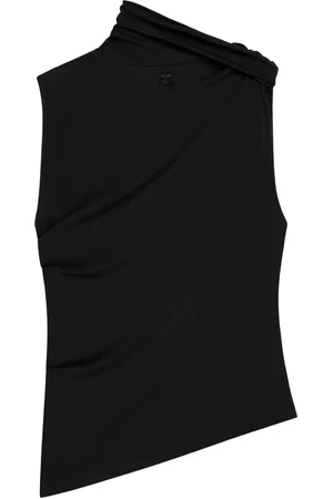 Courrèges Draperet jerseytop i jersey