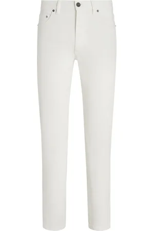 Ermenegildo Zegna Roccia jeans med vasket effekt