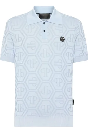 Philipp Plein Polo med monogram-jacquard
