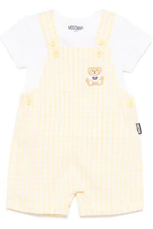 Moschino Ginghamternede overalls
