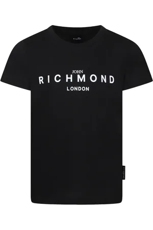 John Richmond T-shirt med logotryk