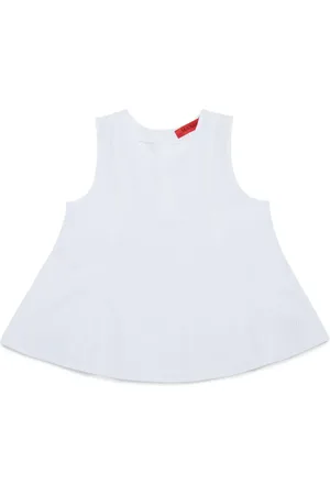 MAX&Co. Kids Bluse med logobroderi