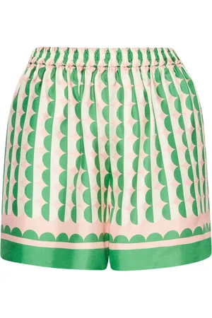 Oscar de la Renta Shorts med geometrisk mønster
