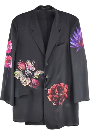 YOHJI YAMAMOTO Jakke med blomstertryk