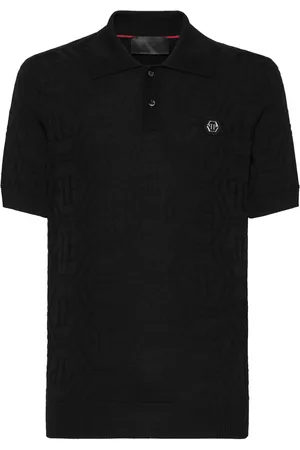 Philipp Plein Polo med monogram-jacquard