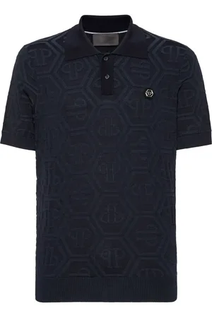Philipp Plein Polo med monogram-jacquard